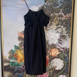 a new day Cold Shoulder Black Dress